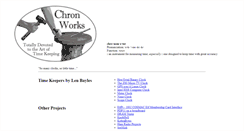 Desktop Screenshot of chronworks.com